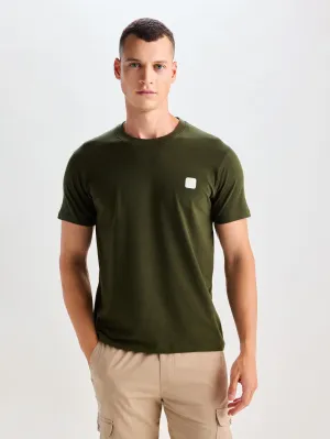 Army Green Ultra Soft Stretch T-Shirt