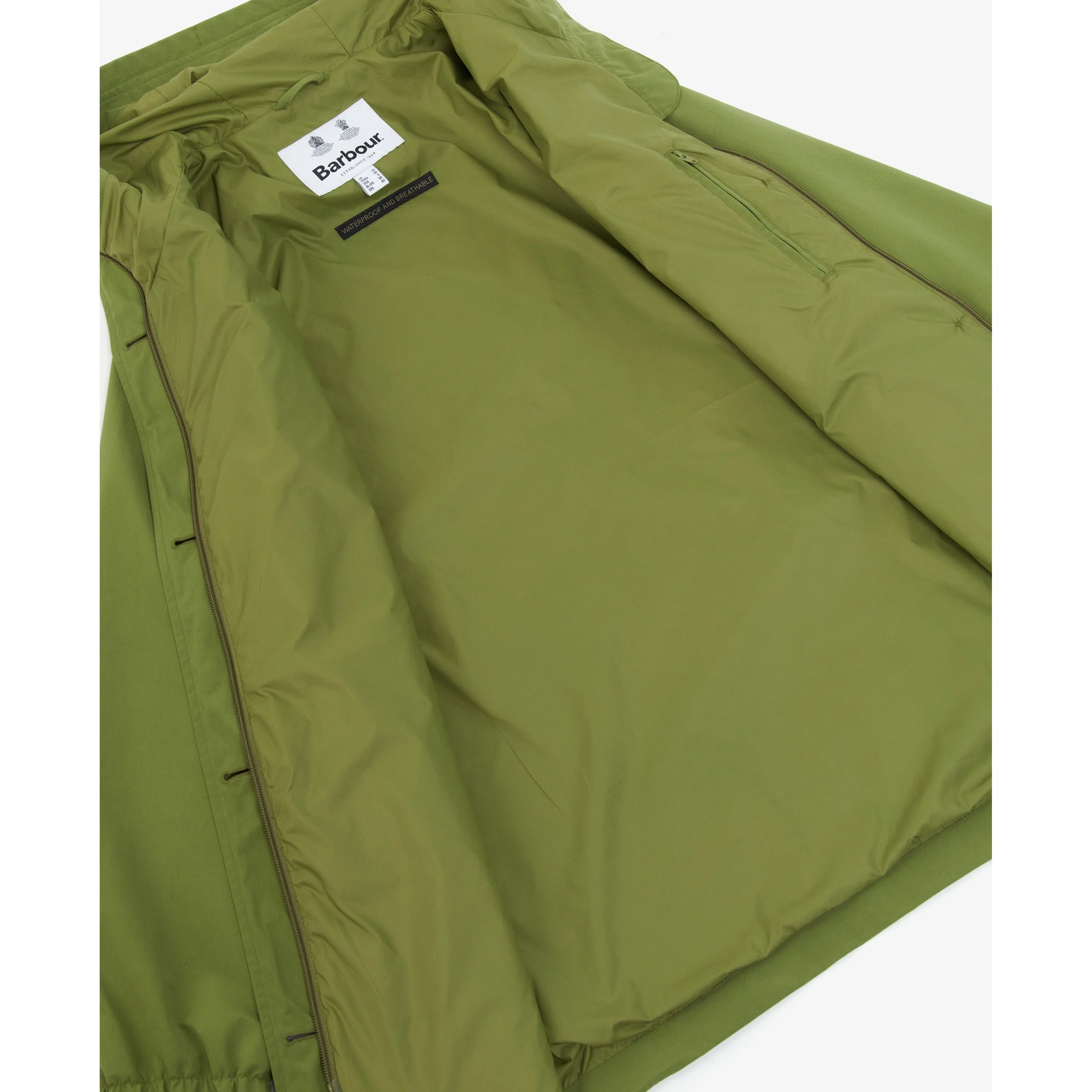 Barbour Somalia Ladies Waterproof Jacket - Olive Tree