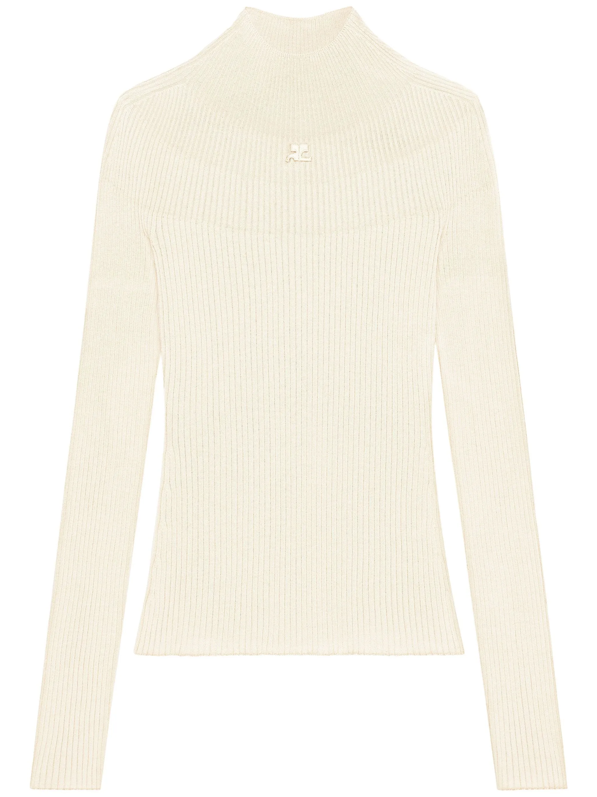 Beige Organic Cotton Merino Sweater