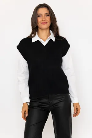 Black Sweater Vest