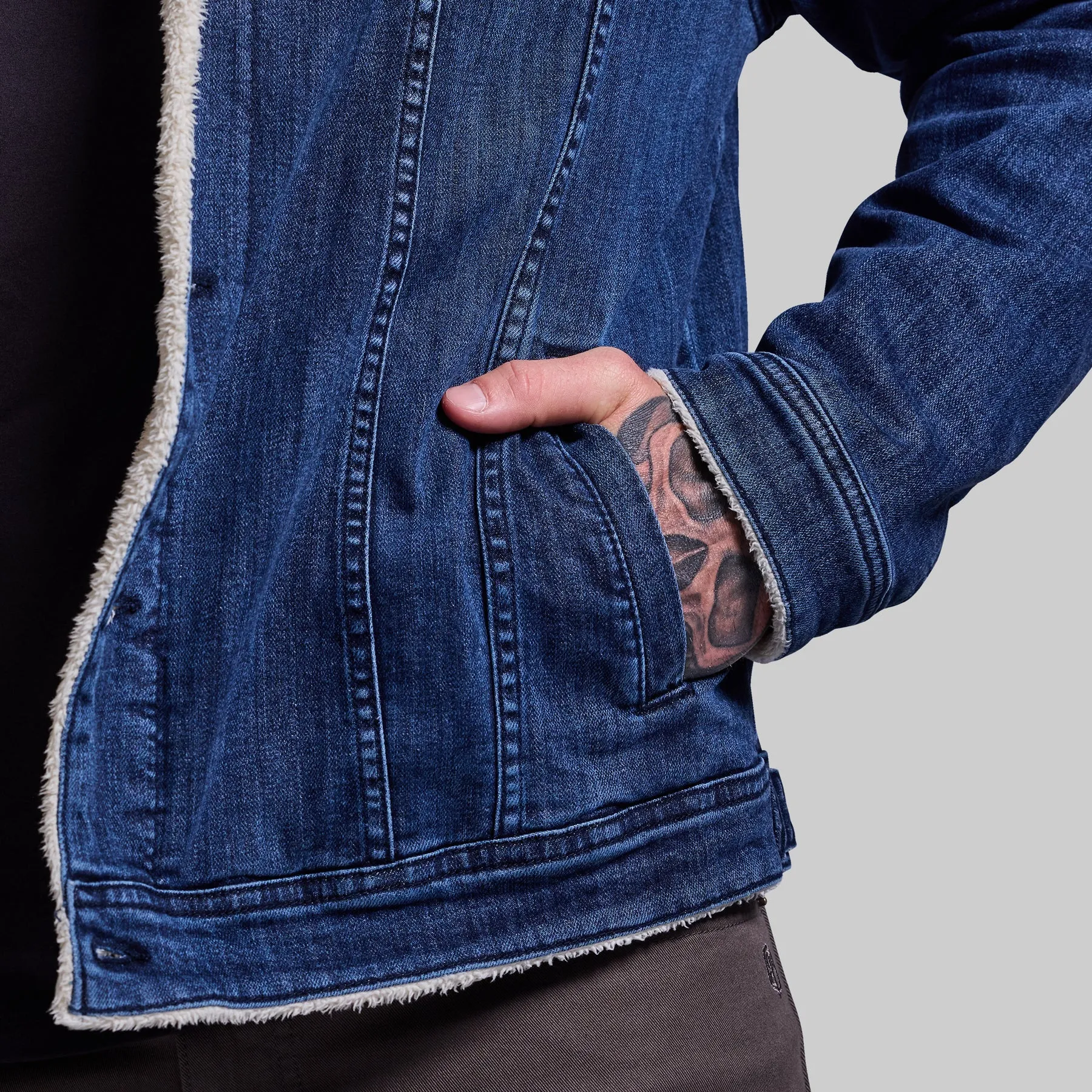 Born Primitive - Flex Stretchy Pioneer Jacket 2.0 - Vintage Dark Wash