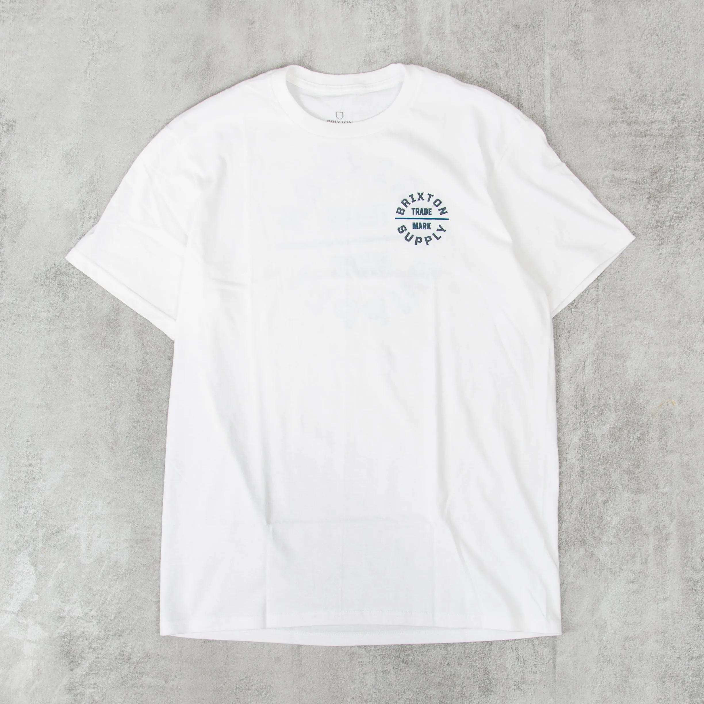 Brixton Oath S/S Standard Tee - White / Chinois Green