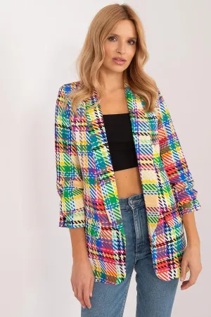 Chic Checkered Blazer for Effortless Summer Style by Italy Moda