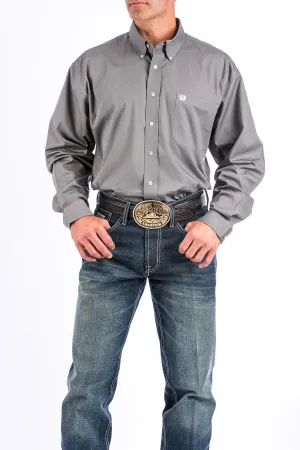 Cinch Grey Classic Fit Men's Shirt