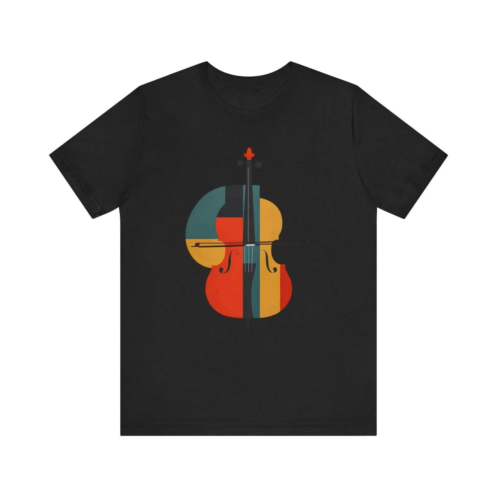 Classic Abstract Harmony Cello T Shirt