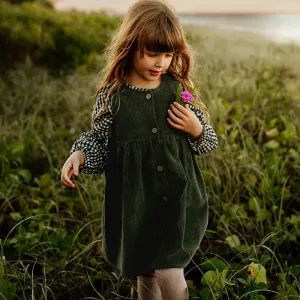 Classic Corduroy Pinafore Dress