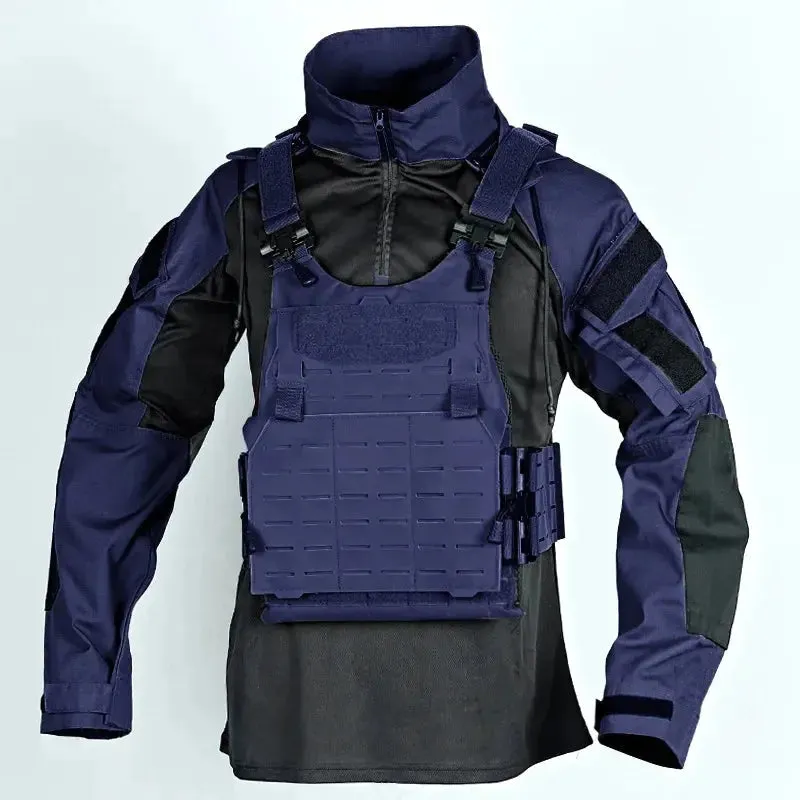 Combat Shirt Hoodies Wear resistant Tops Men Airsoft Tactical Shirts Long Sleeve Paintball Camping Hunting Clothing