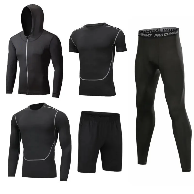 Custom Fitness Hoodie for Men - Gym Workout Clothes, Yoga Wear, Outdoor Jogging Sportswear Set