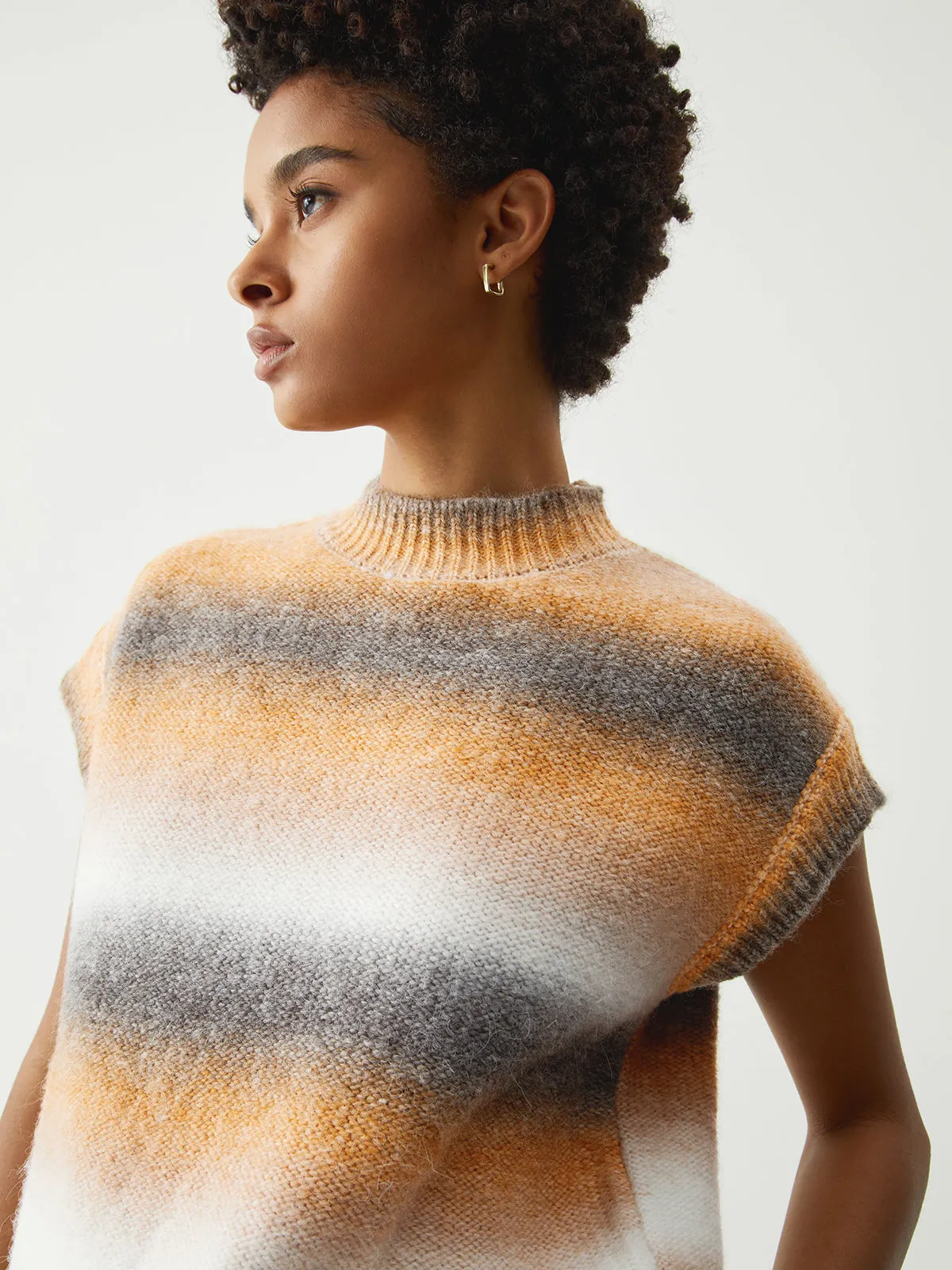 Dawn Ombre Graceful Sweater Vest