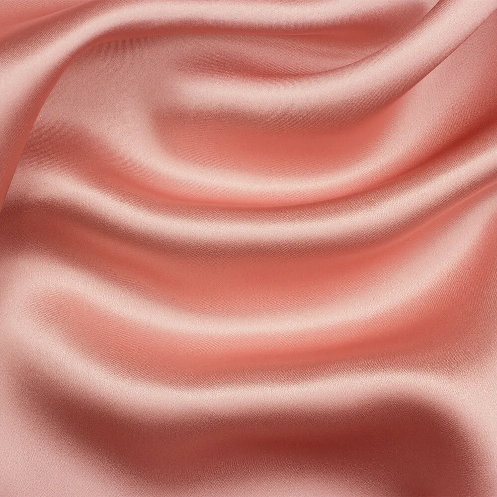 Dusty Pink Silk Satin