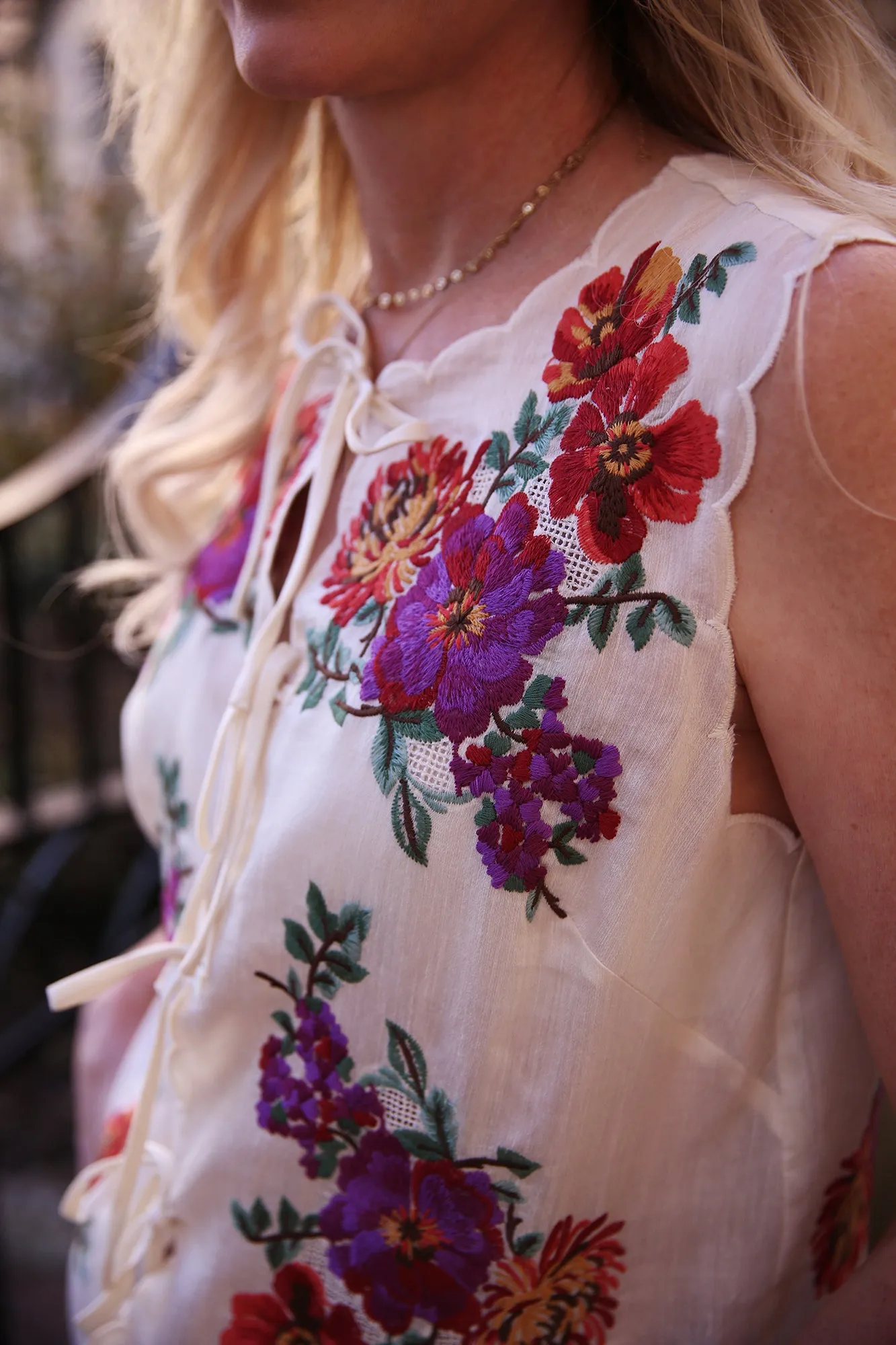 Frida Embroidery Vest