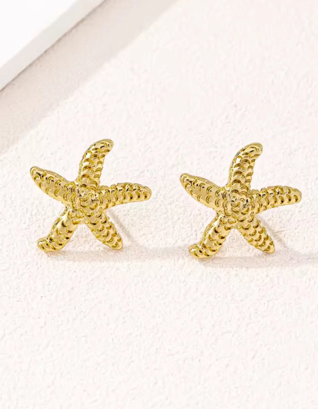 Gold  Starfish Earring