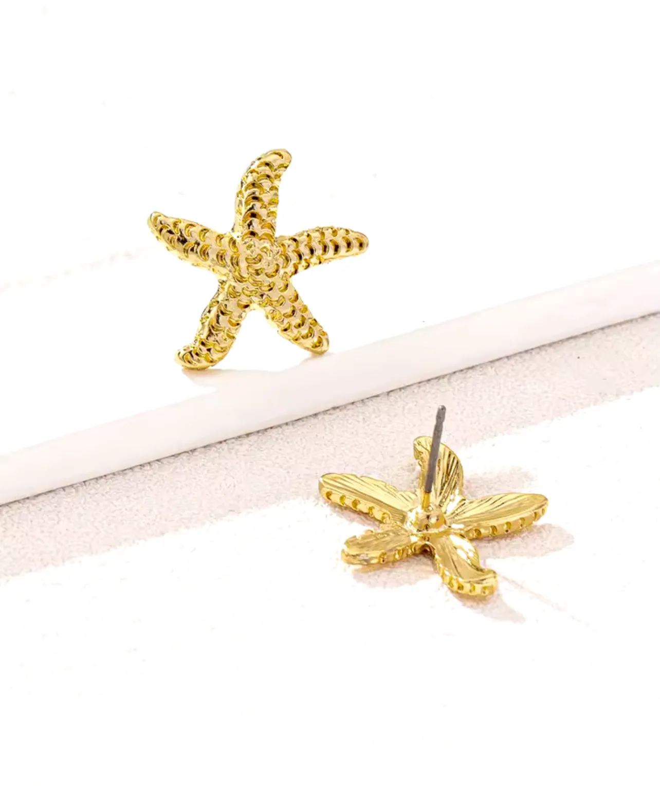 Gold  Starfish Earring