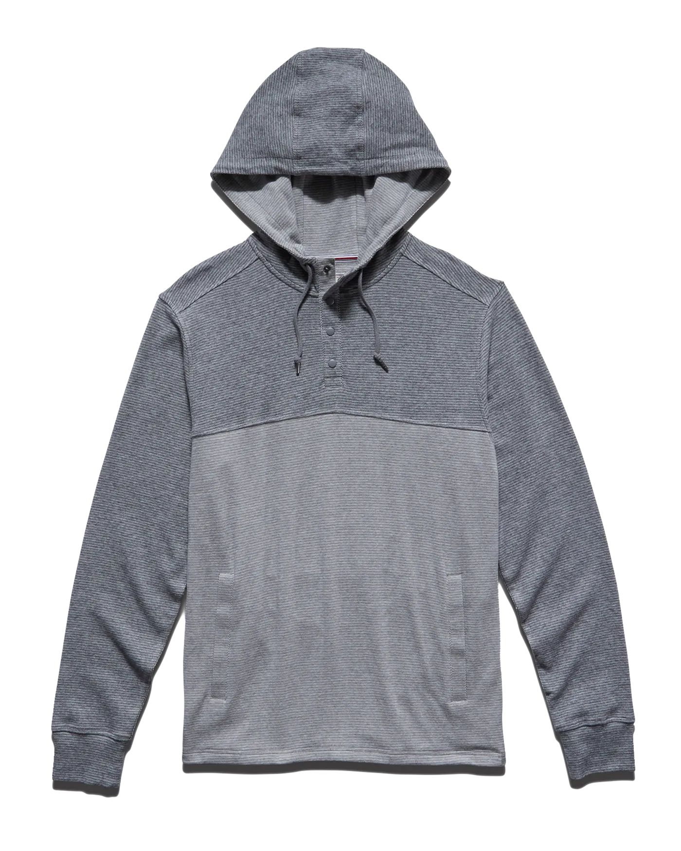 HERO STRETCH KNIT HOODED HENLEY