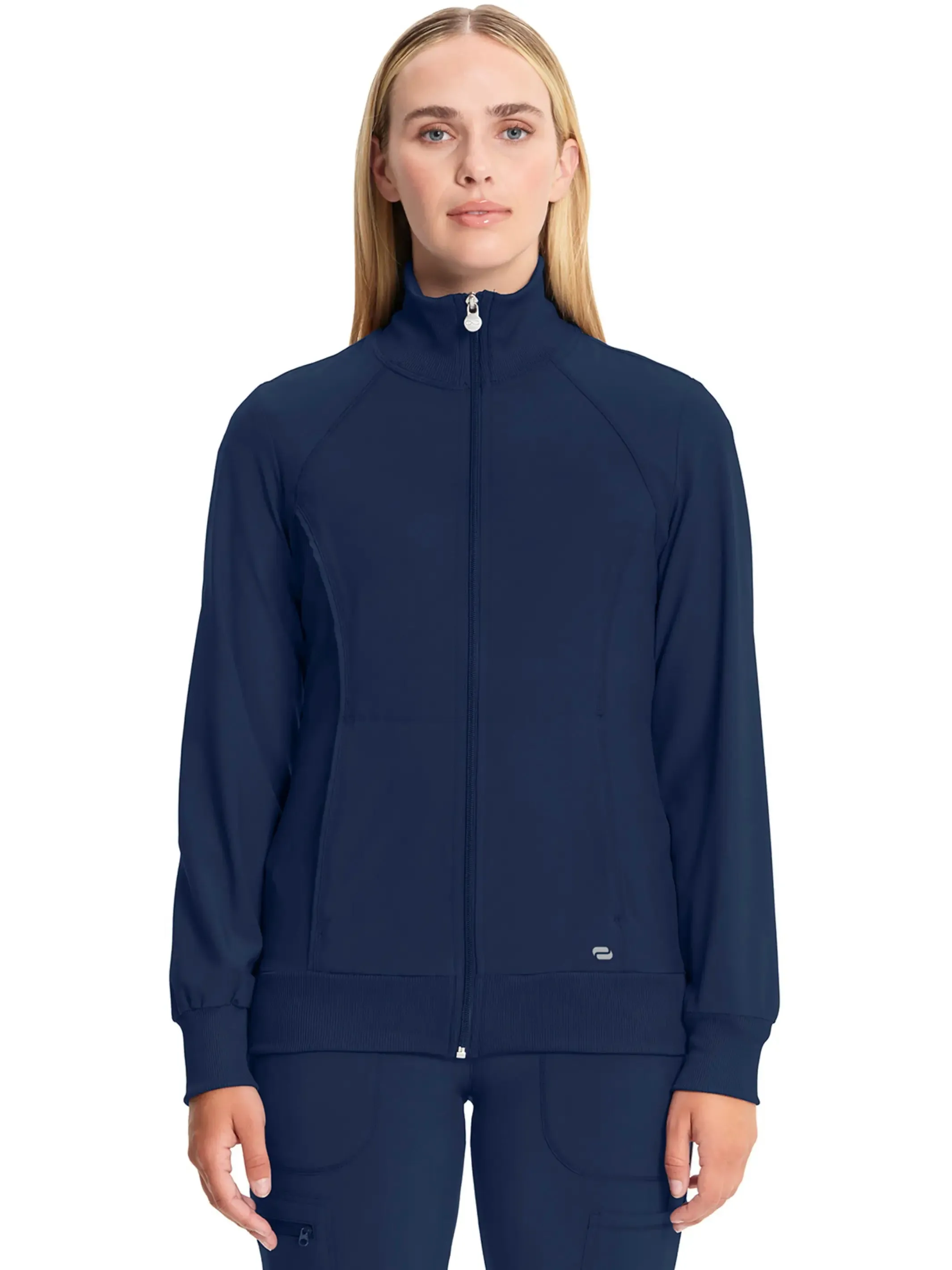 Infinity Women's Antimicrobial Warm Up Jacket | Navy