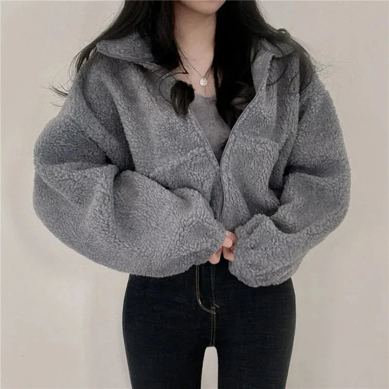 Ivyshape | Cosy Plush Jacket