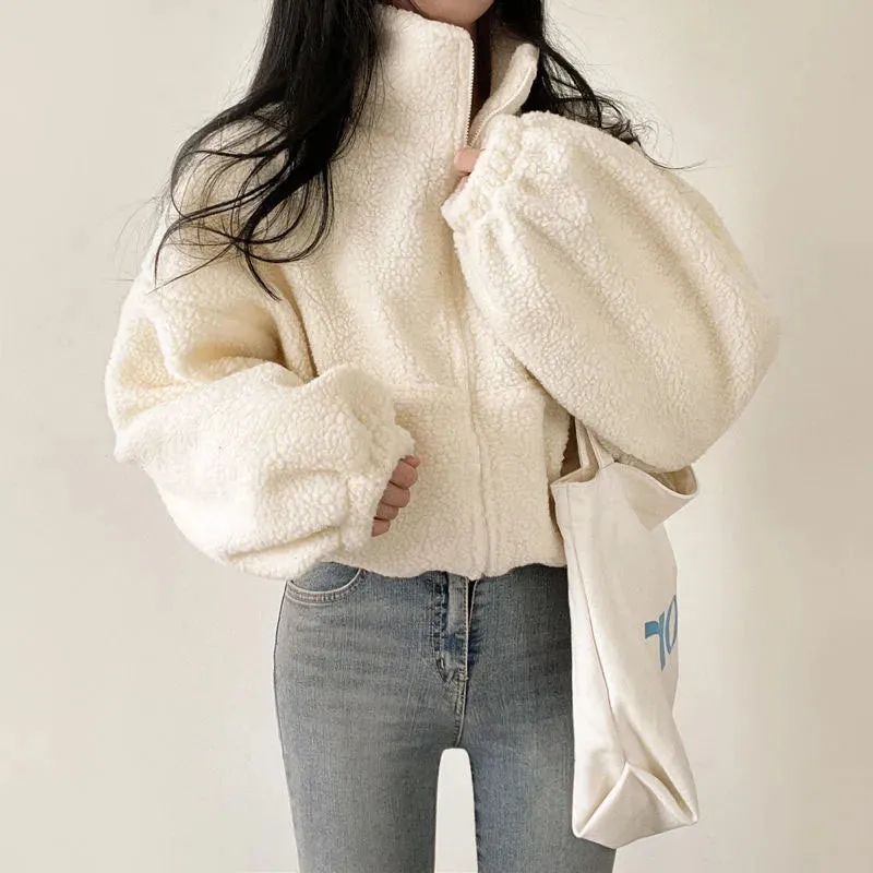 Ivyshape | Cosy Plush Jacket