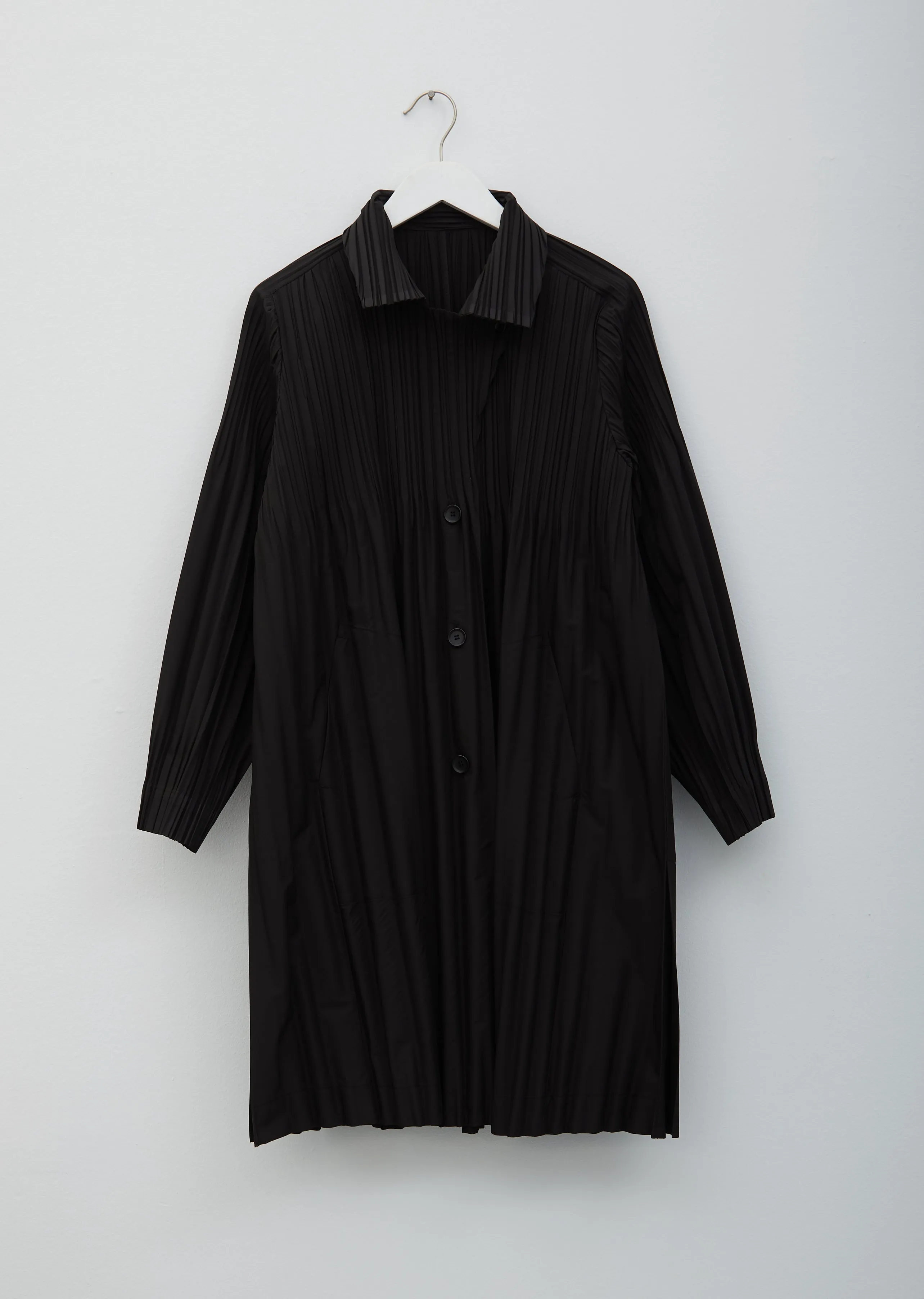 Jaunty Pleated Coat