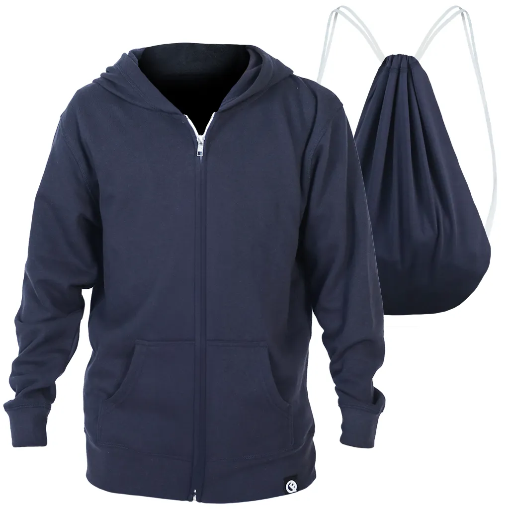 Kids' Hero Hoodie Lite (Midnight Navy)