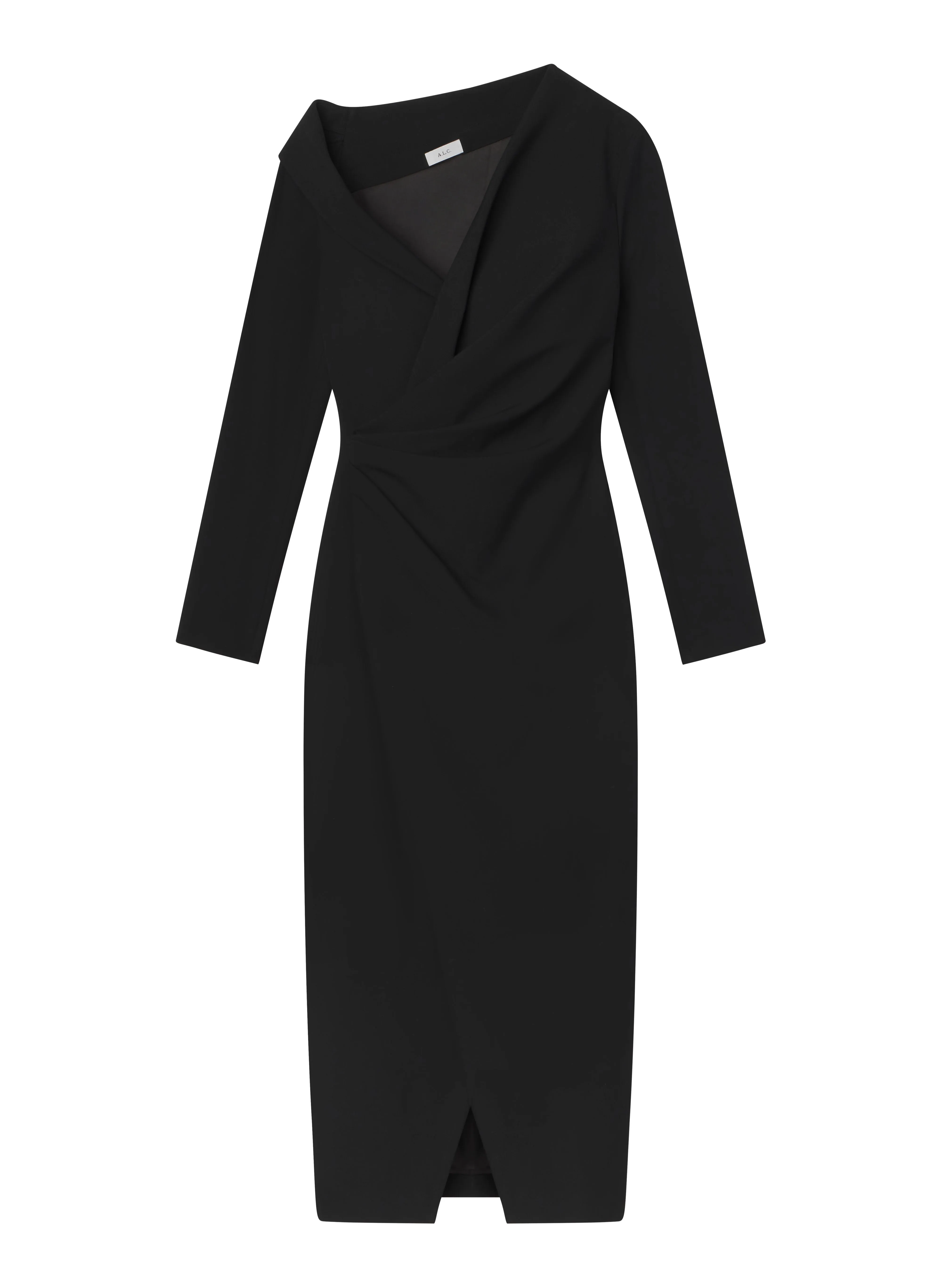 Kylah Asymmetric Midi Dress