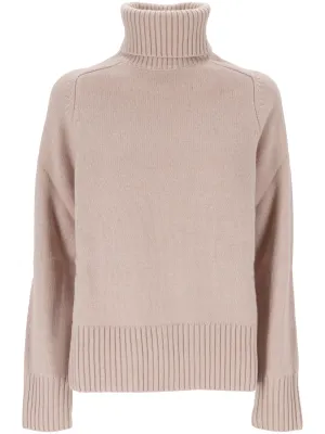 Light Mauve Recycled Wool Sweater