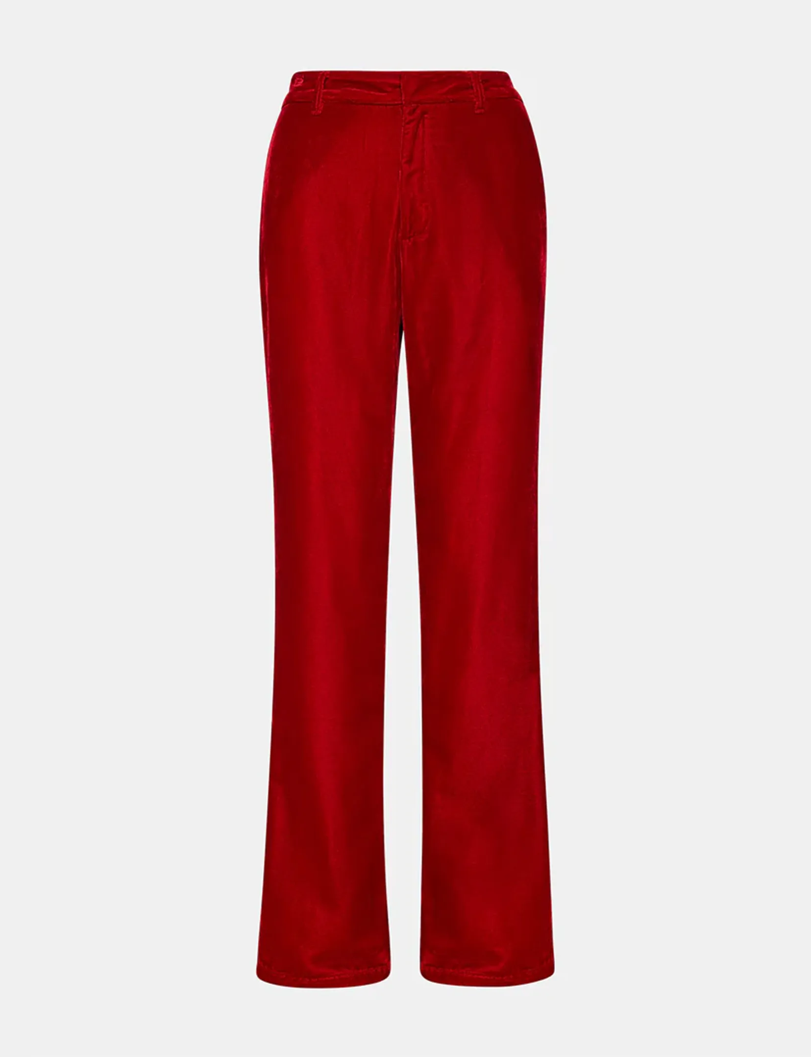 Mercer Velvet Pant, Red Velvet