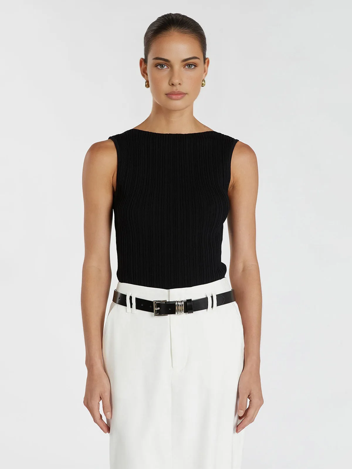 Minimalism Solid Graceful Sweater Vest