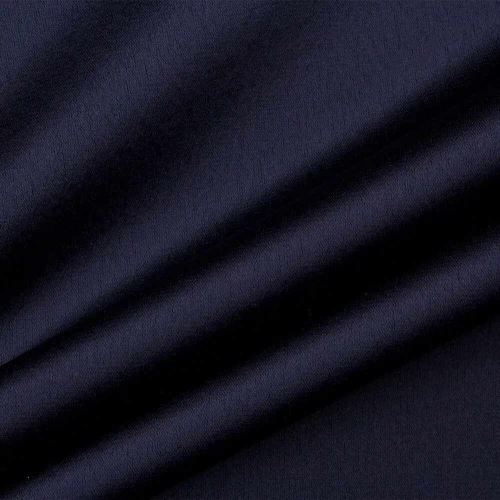 Navy Blue Satin Backed Crêpe