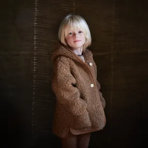 Otter Jacket - Wool Teddy Fleece - Nutmeg