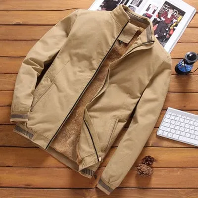 Outwear Fleece Thick Warm Windbreaker Military Jacket