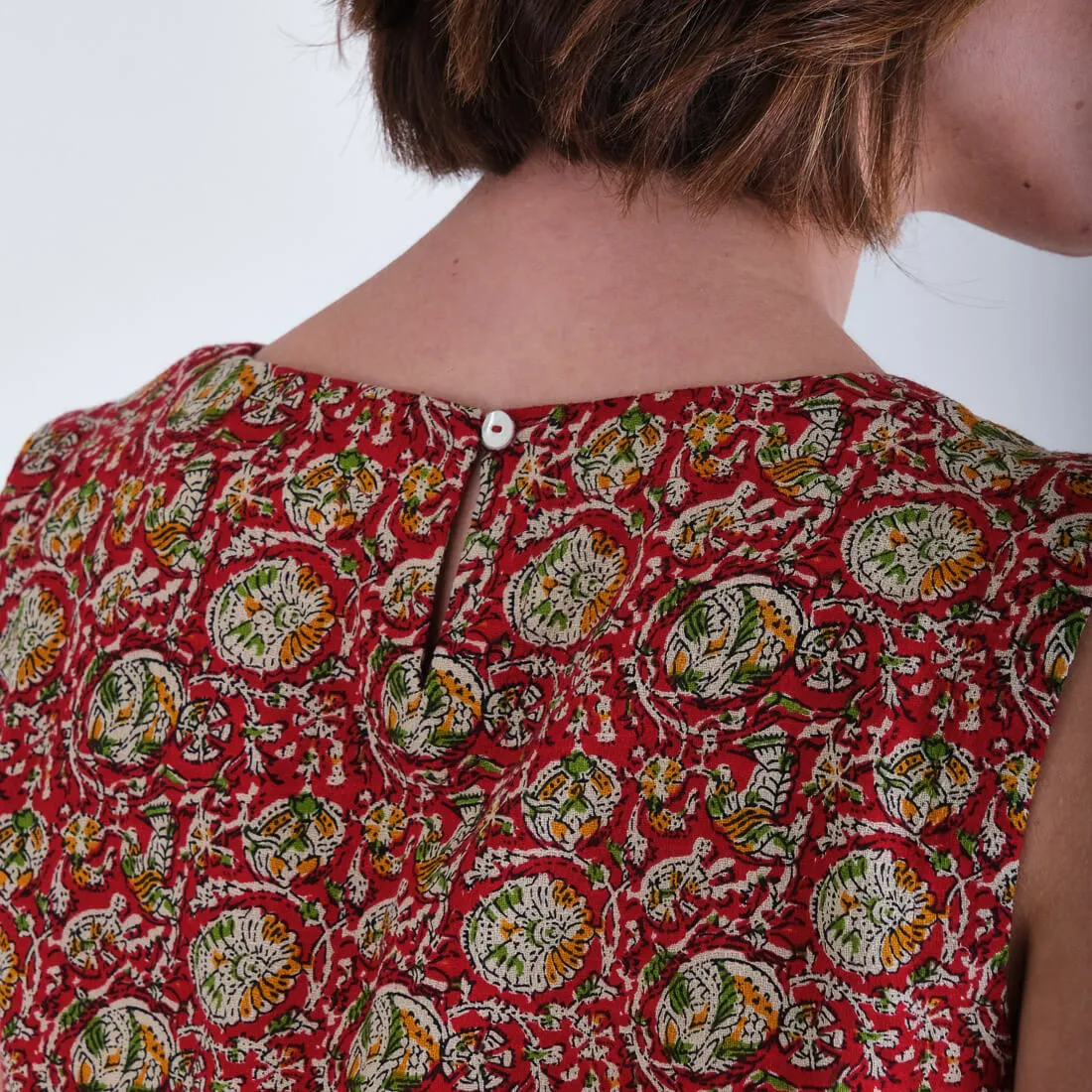 Pipa Paisley Sleeveless Top