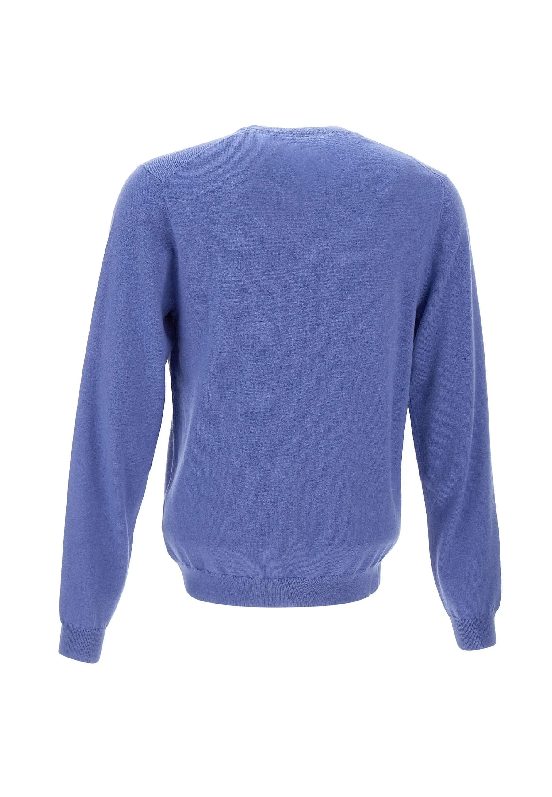 Purple Cotton Wool Sweater for Men