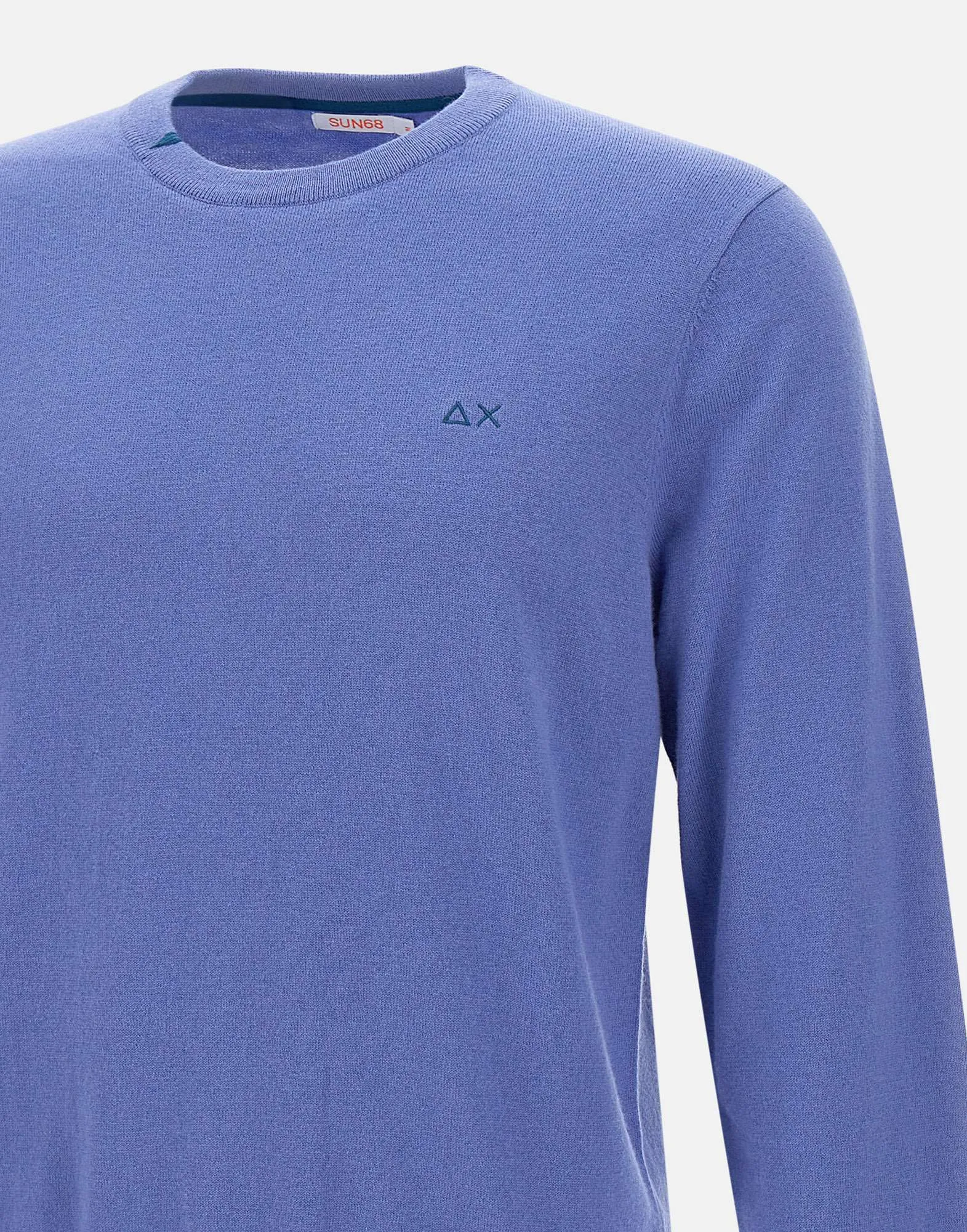 Purple Cotton Wool Sweater for Men