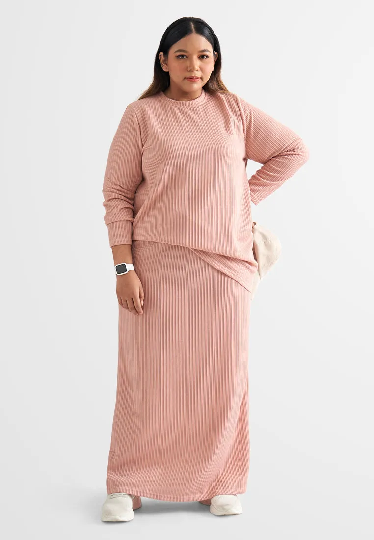 Rafah Relax Long Sleeves Ribbed Top