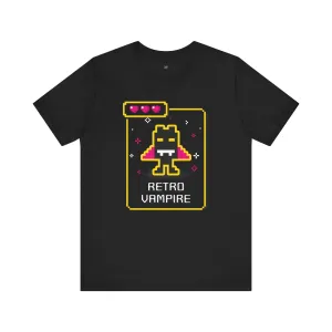 Retro Gaming Vampire T Shirt