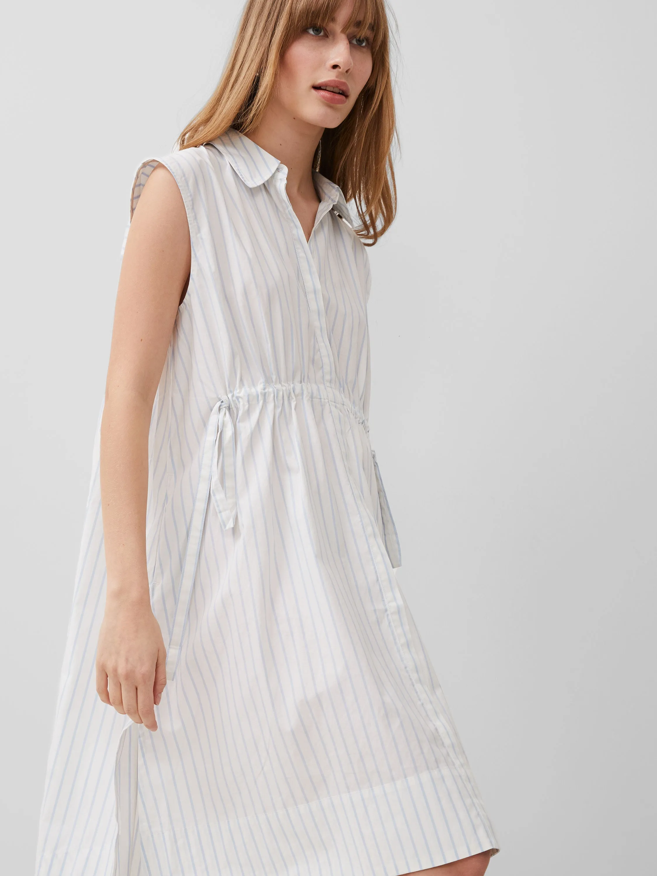 Rhodes Poplin Stripe Shirt Dress