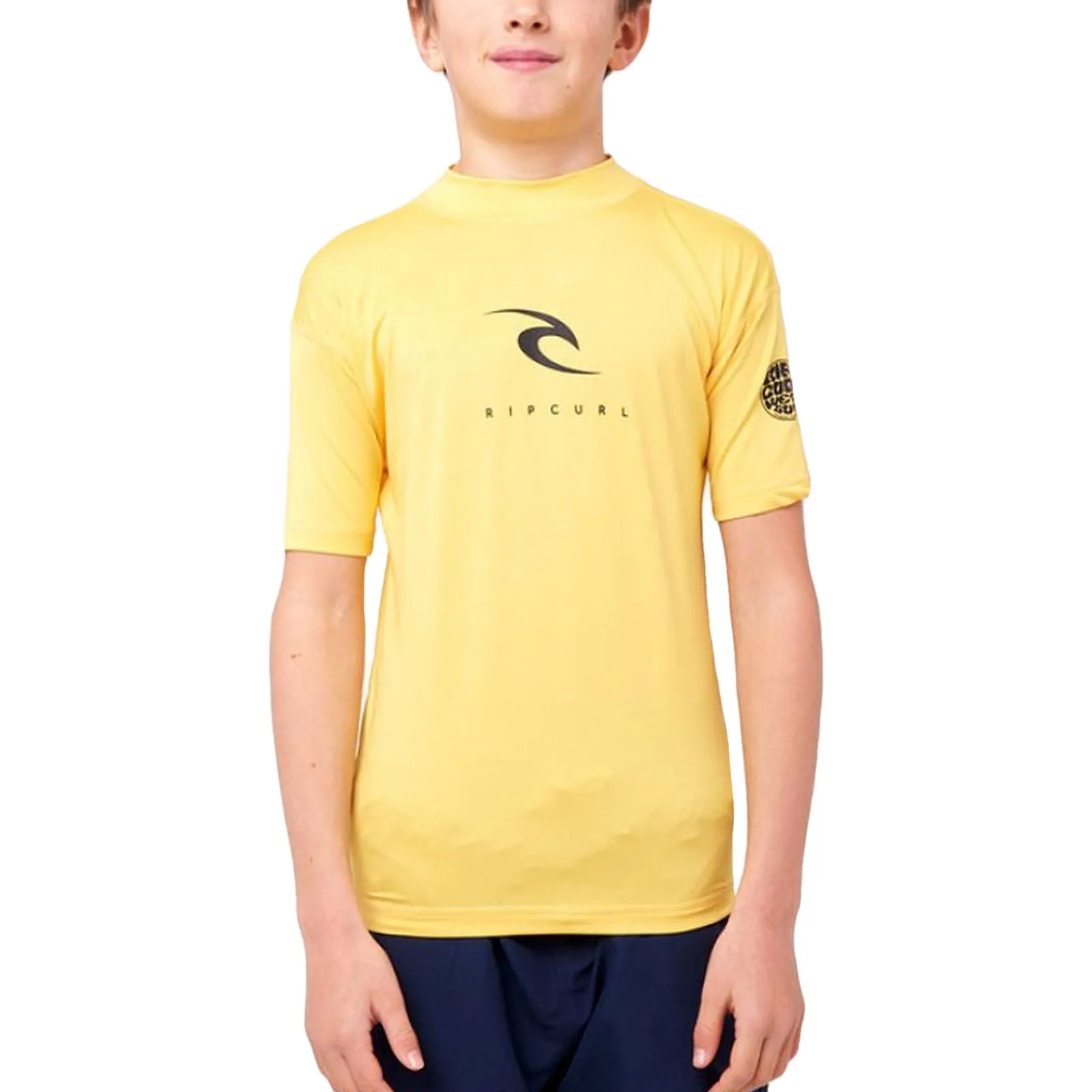 Rip Curl Kids Corps Short Sleeve Rash Vest T-Shirt