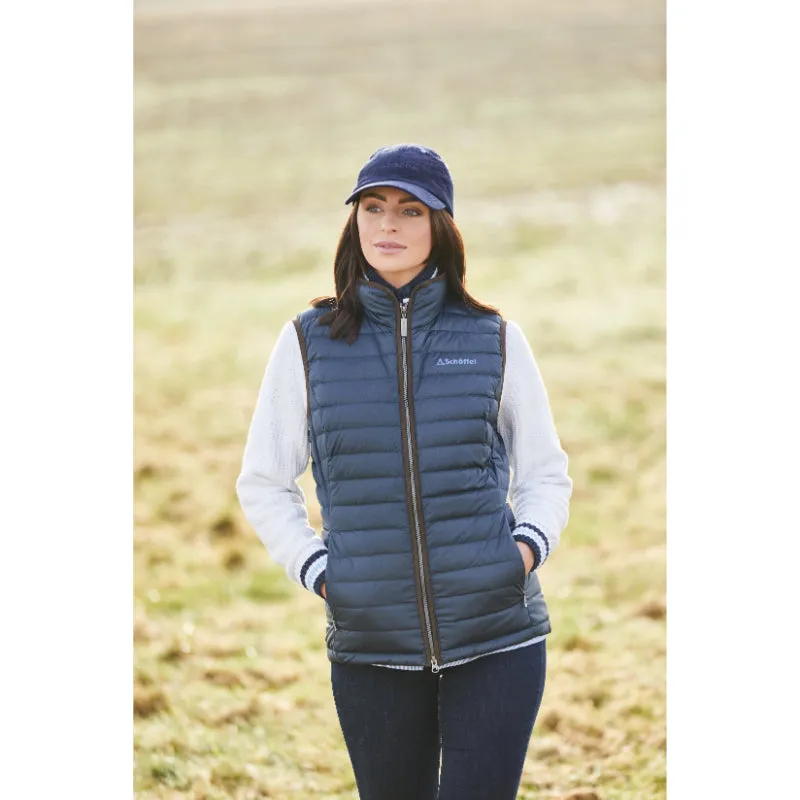 Schoffel Launde Down Ladies Gilet - Petrol Blue