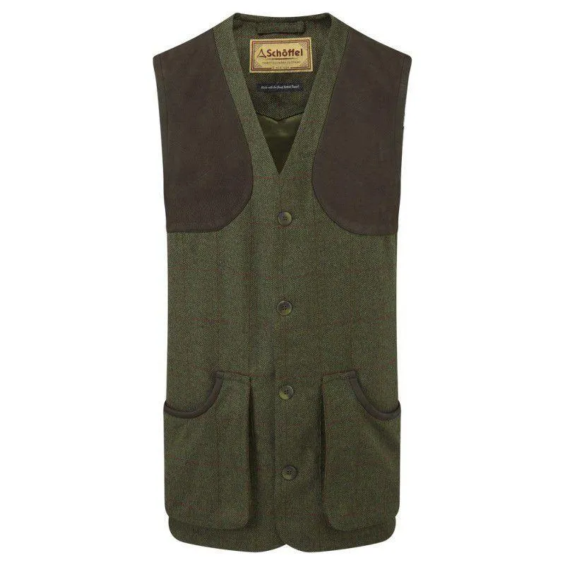 Schoffel Ptarmigan Tweed Waistcoat II - Windsor Tweed