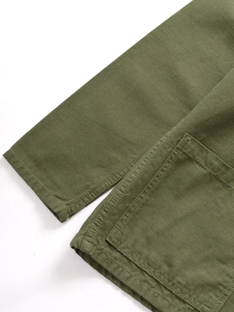 Service Works Canvas Coverall Jacket in Olive