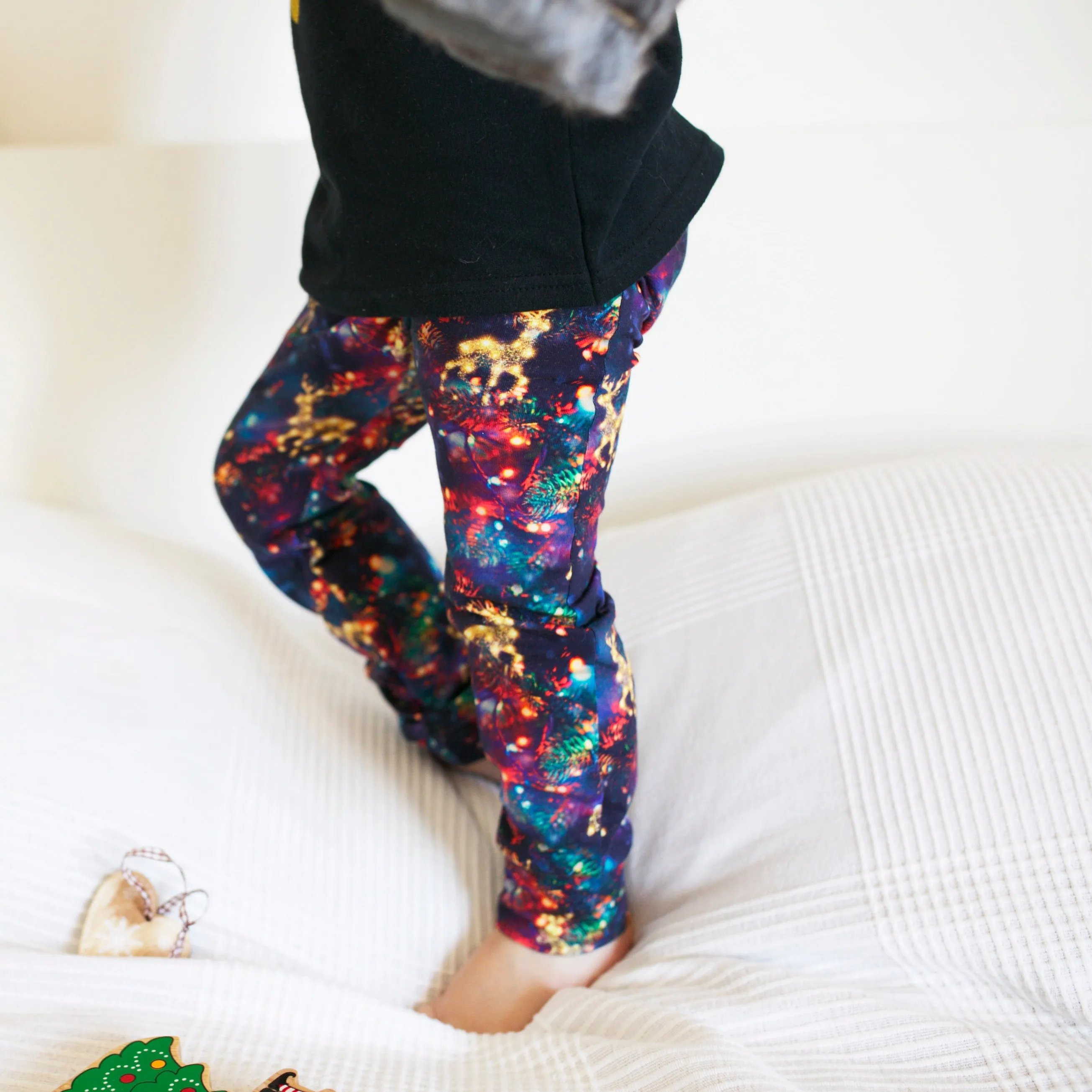 Sparkle Reindeer Leggings