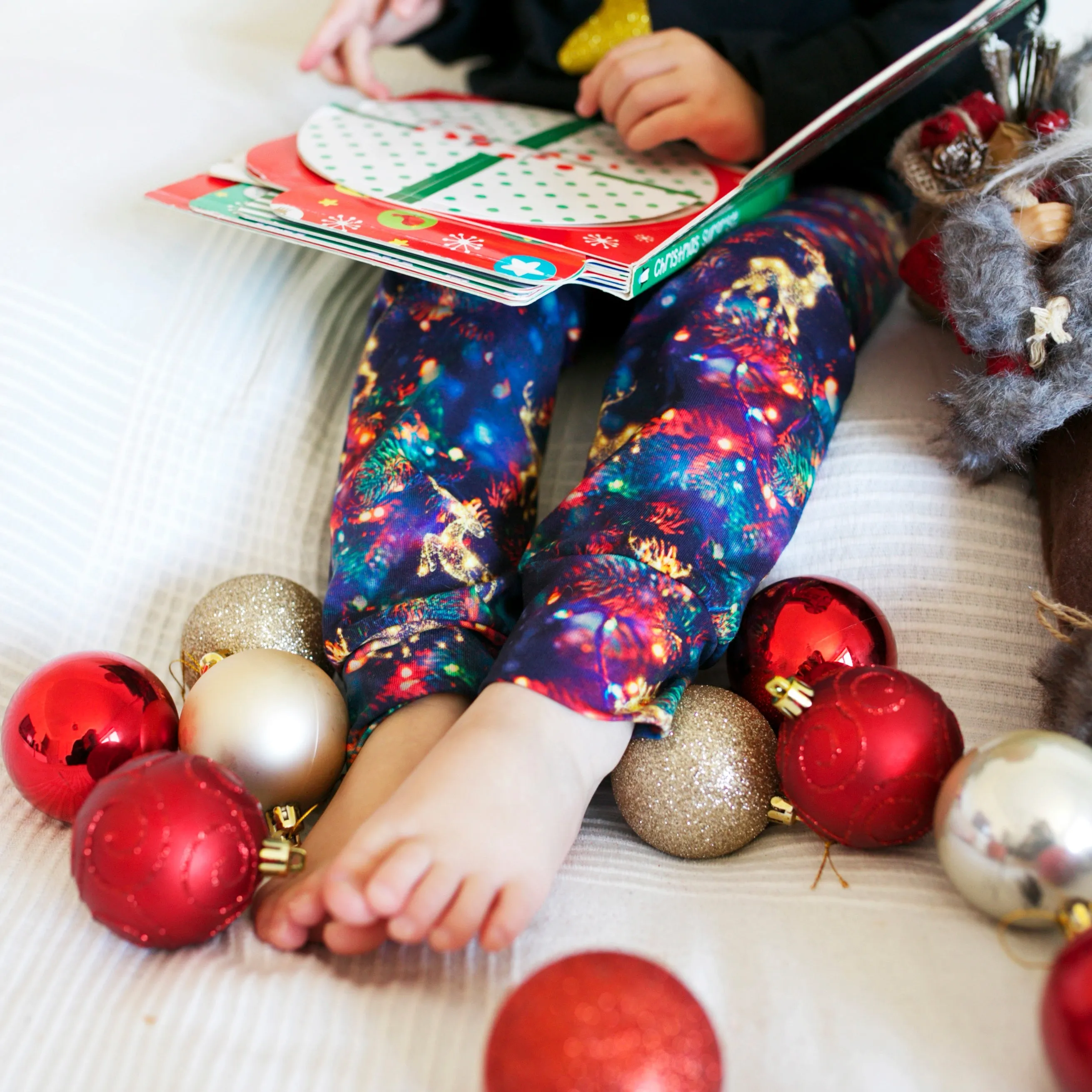 Sparkle Reindeer Leggings