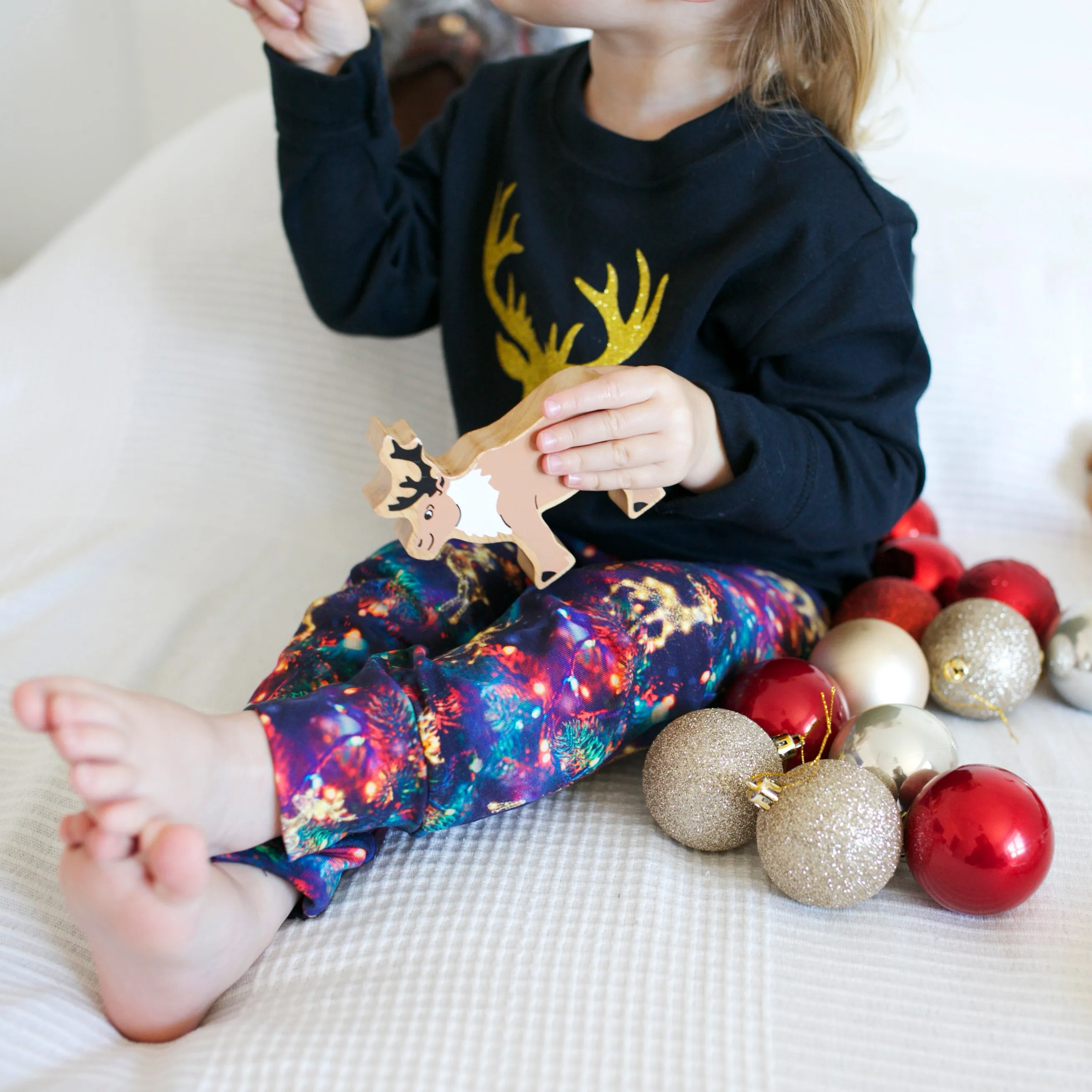 Sparkle Reindeer Leggings