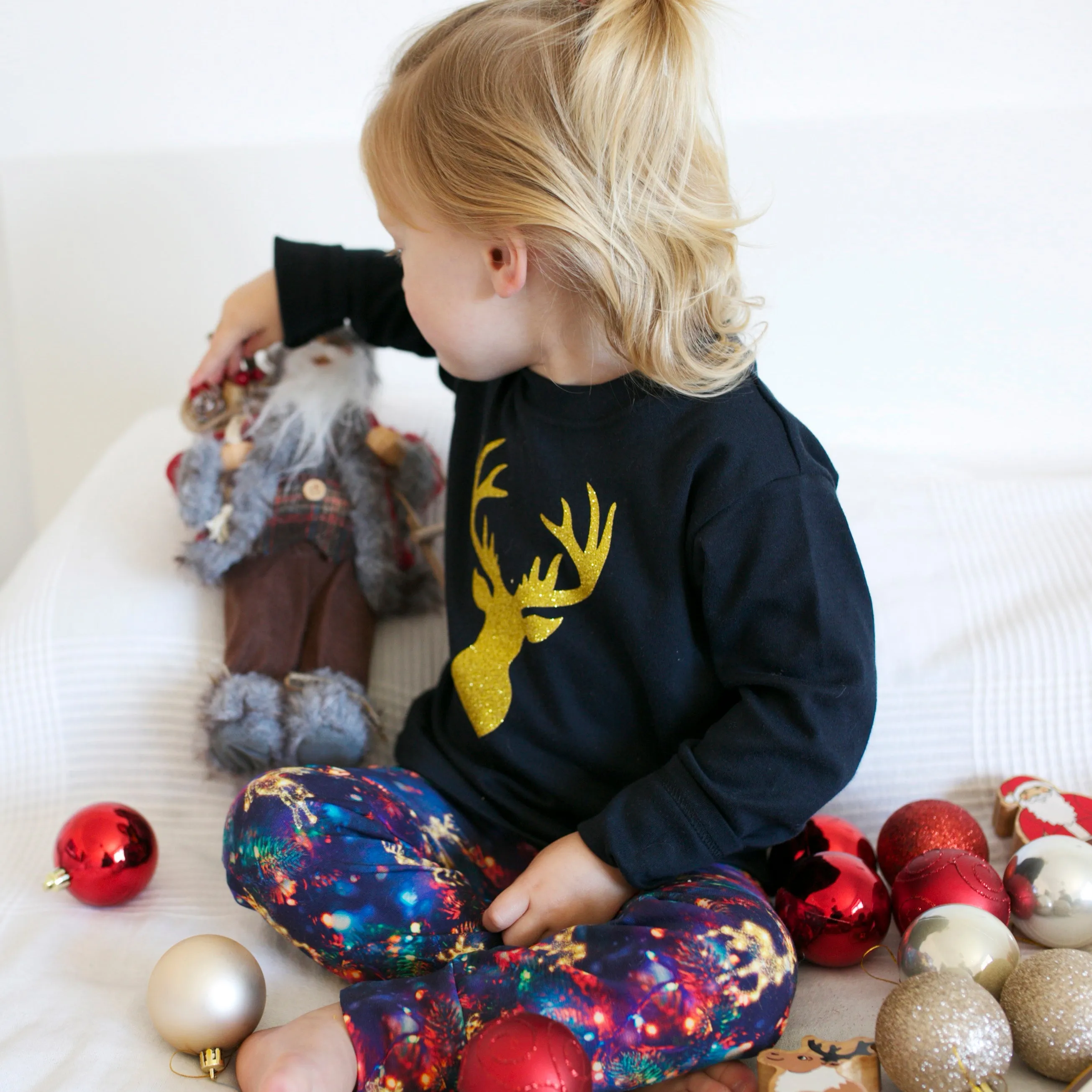 Sparkle Reindeer Leggings