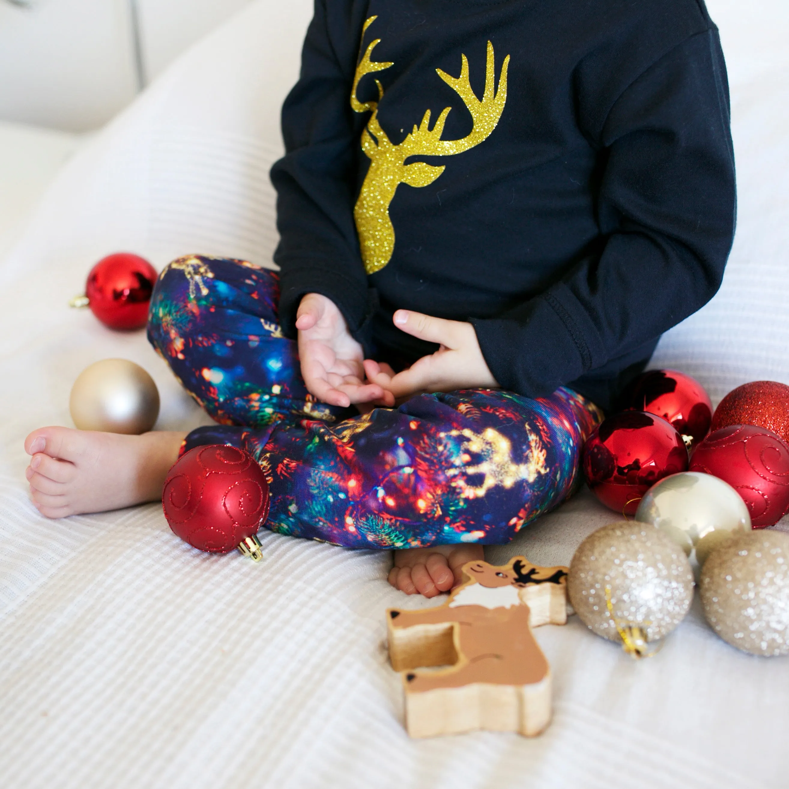 Sparkle Reindeer Leggings