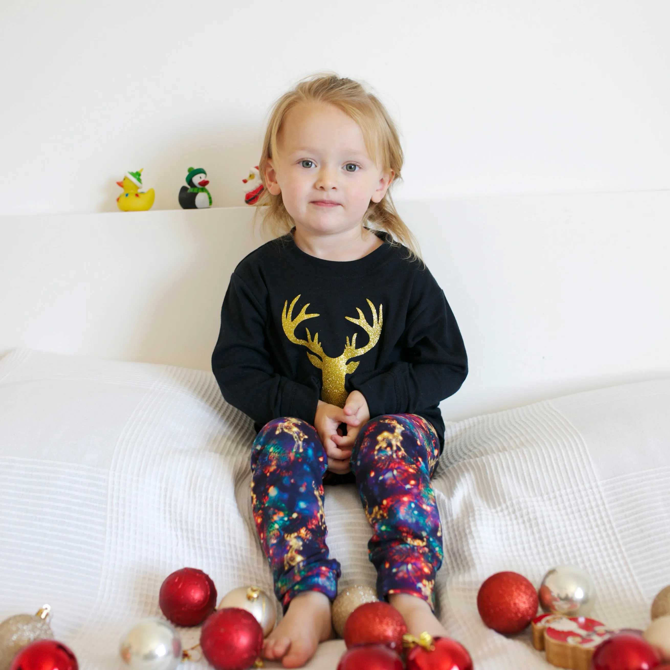 Sparkle Reindeer Leggings