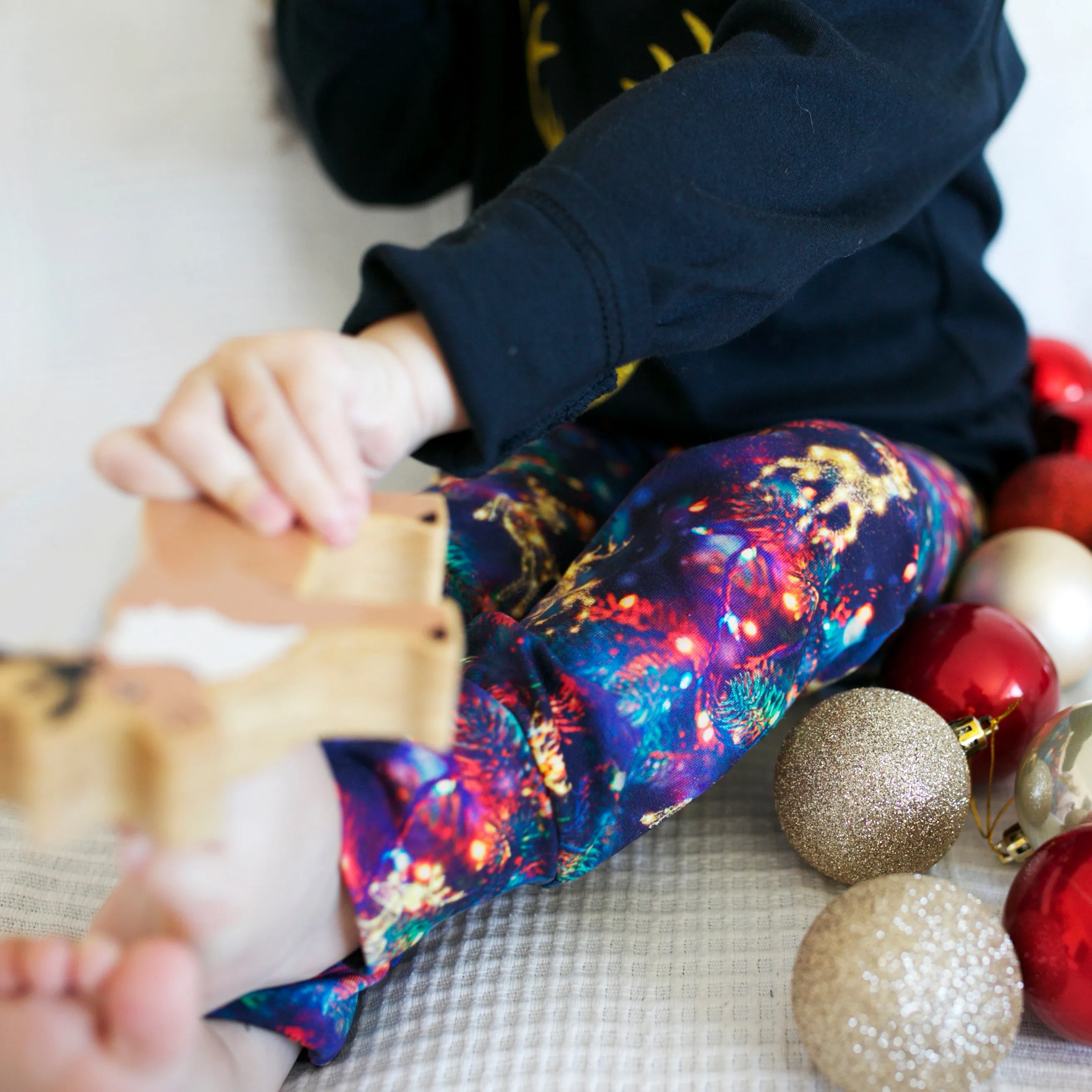 Sparkle Reindeer Leggings