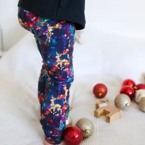 Sparkle Reindeer Leggings