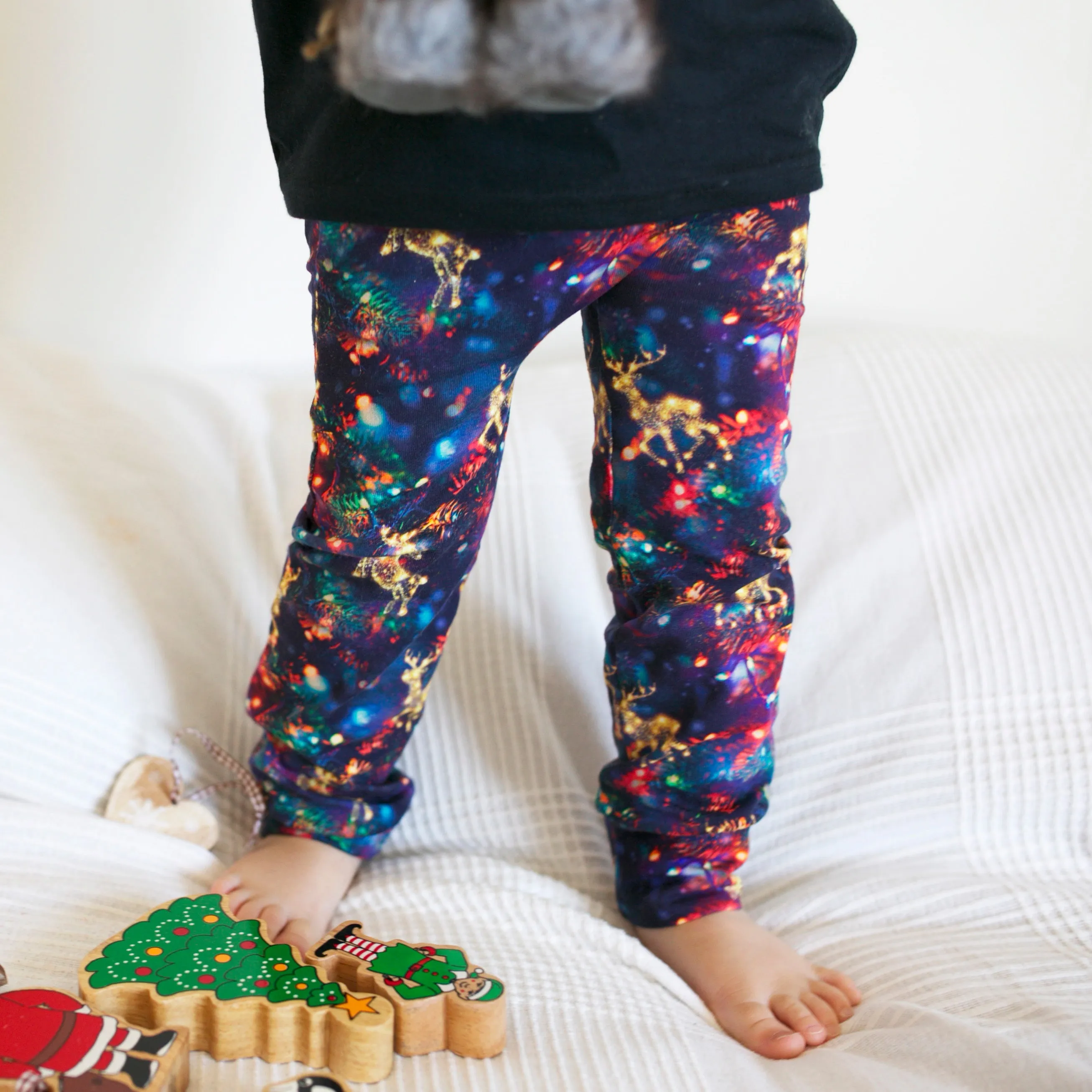 Sparkle Reindeer Leggings