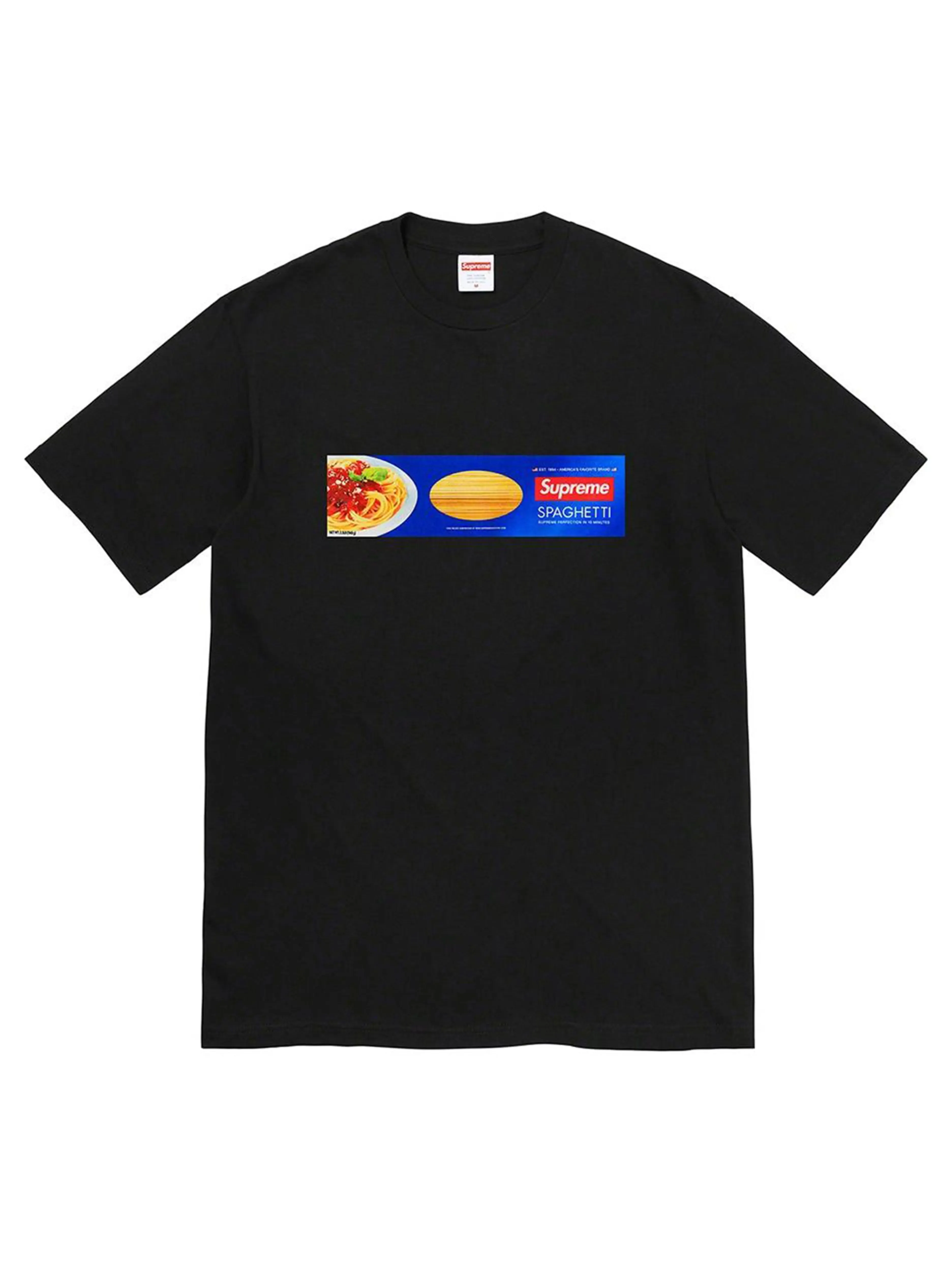 Supreme Spaghetti Tee Black (FW21)